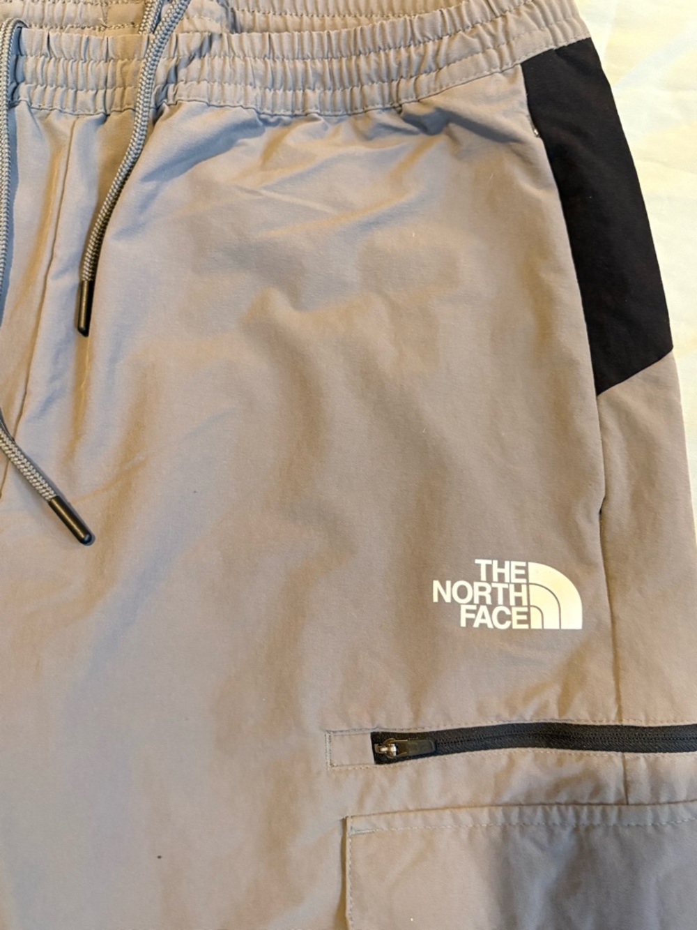 The North Face Gray and Black Lightweight Cargo Pants